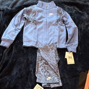 Nike Light Blue Animal Pattern Tracksuit